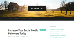 Desktop Screenshot of collegeccc.org