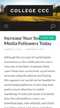 Mobile Screenshot of collegeccc.org