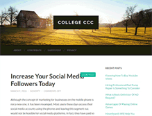 Tablet Screenshot of collegeccc.org